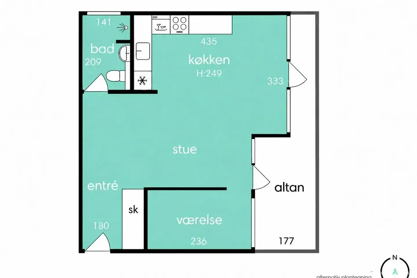 Ejerlejlighed på Brannersvej 27, 3. 91., 2920 Charlottenlund
