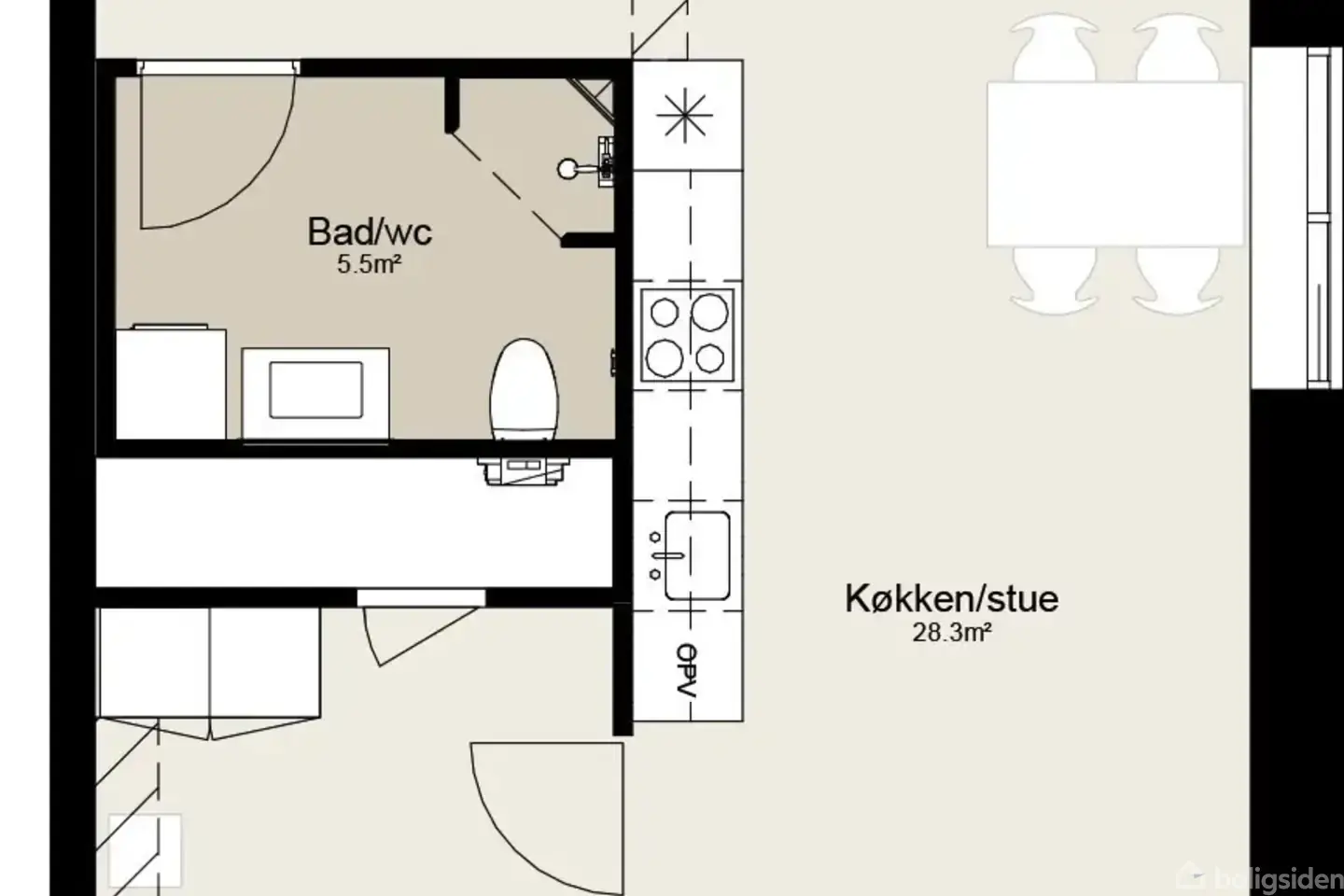Ejerlejlighed på Hviidsvej 27, 1. 10., 8940 Randers SV