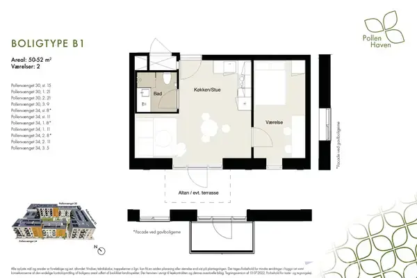 Ejerlejlighed på Pollenvænget 34, st. 8., 8381 Tilst