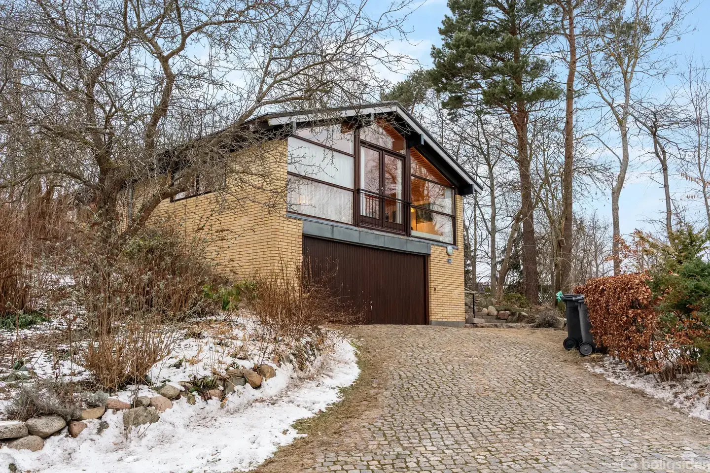 Arkitekttegnet Johan Christensen-villa mod Gribskov