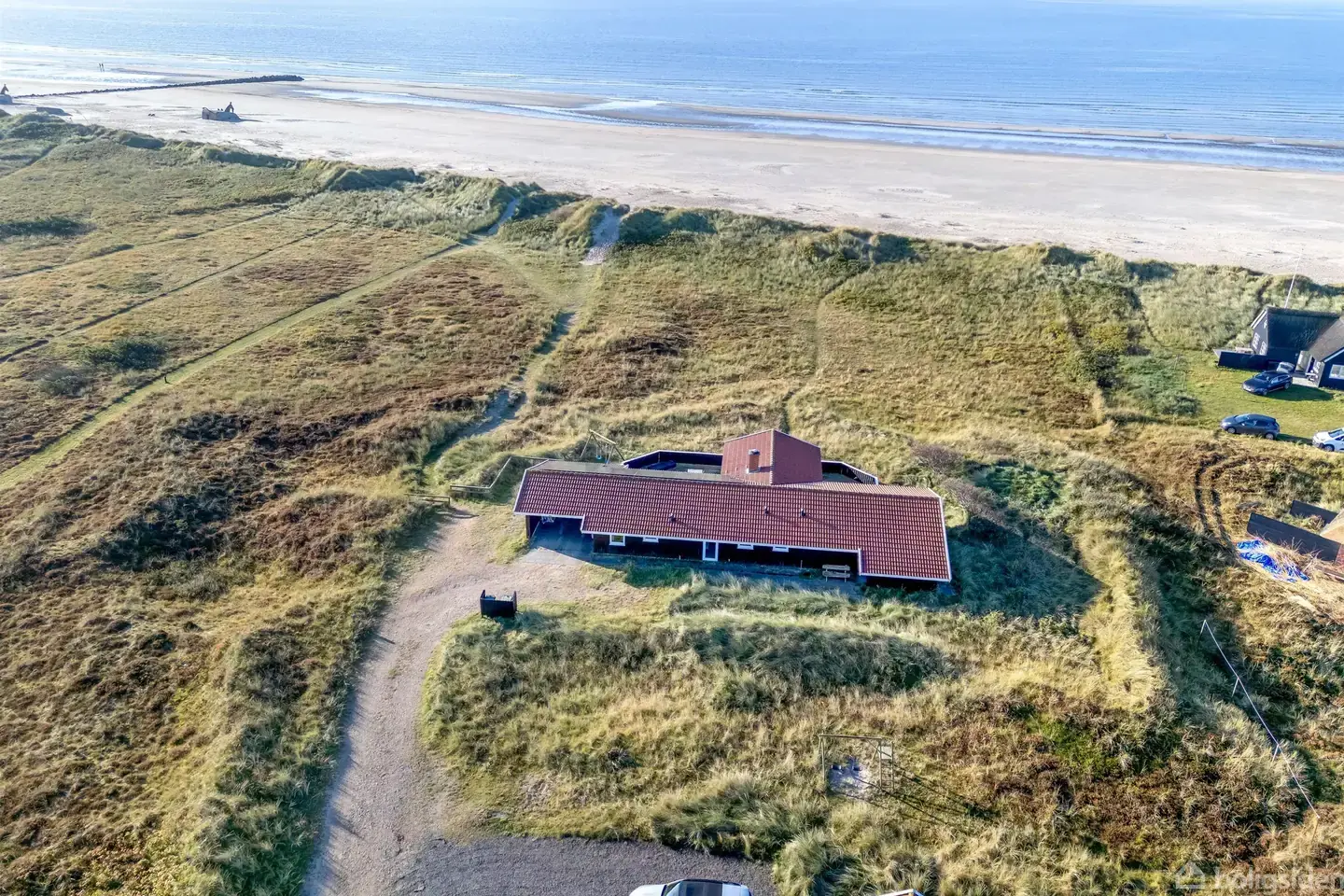 Unik strandnær placering i Blåvand