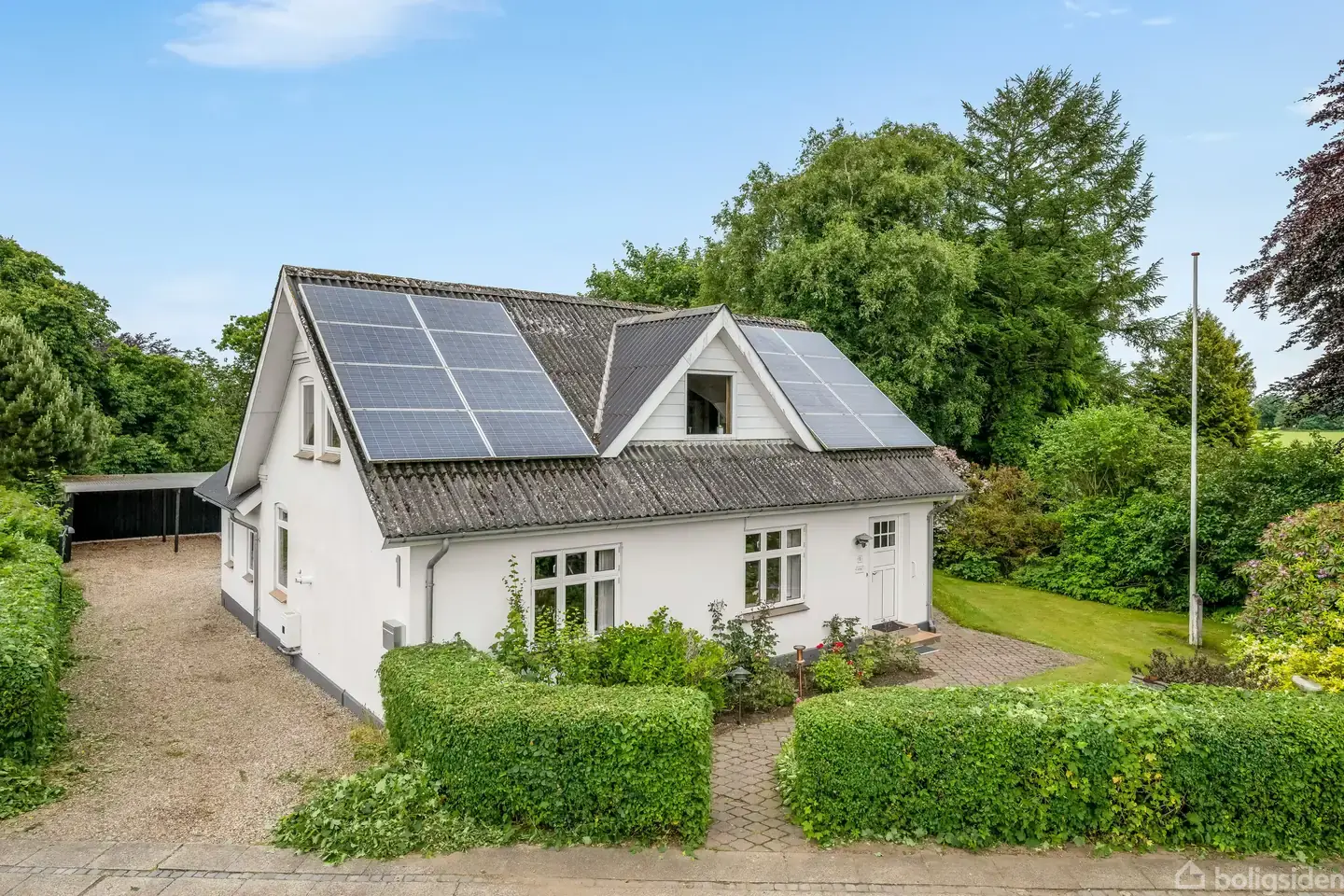 Villa med god plads og rolig beliggenhed i Faster