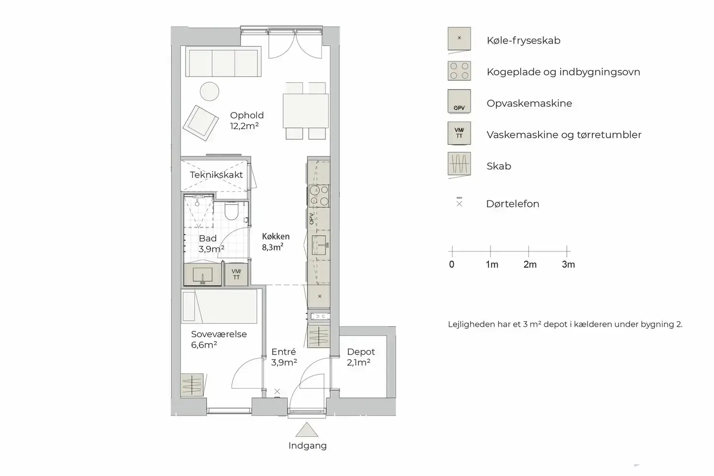 Ejerlejlighed på Tretommervej 1C, 2. 4., 8240 Risskov
