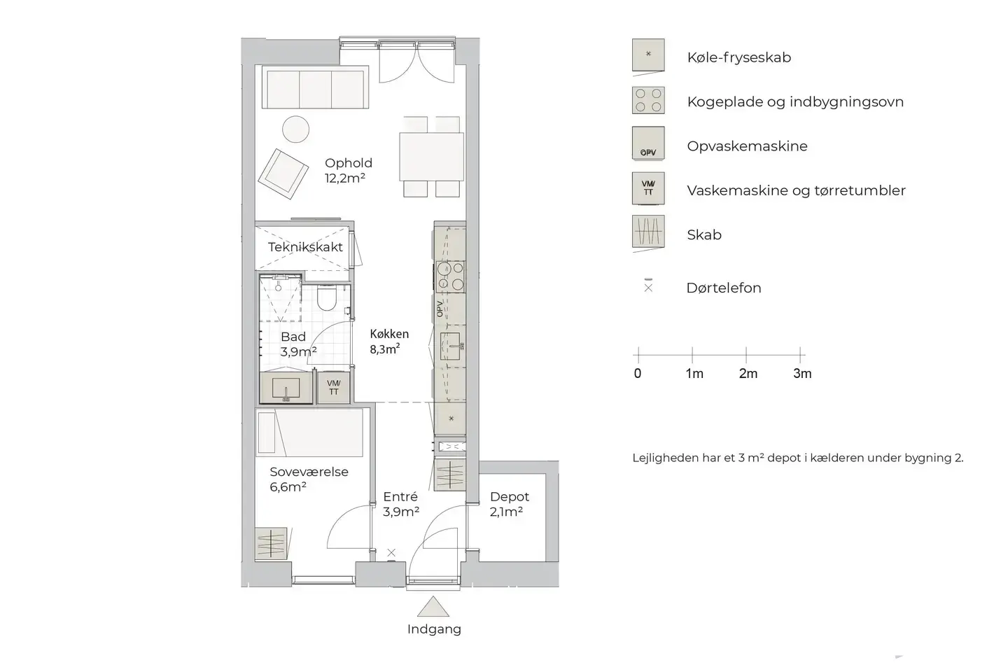 Ejerlejlighed på Tretommervej 5D, 2. 6., 8240 Risskov