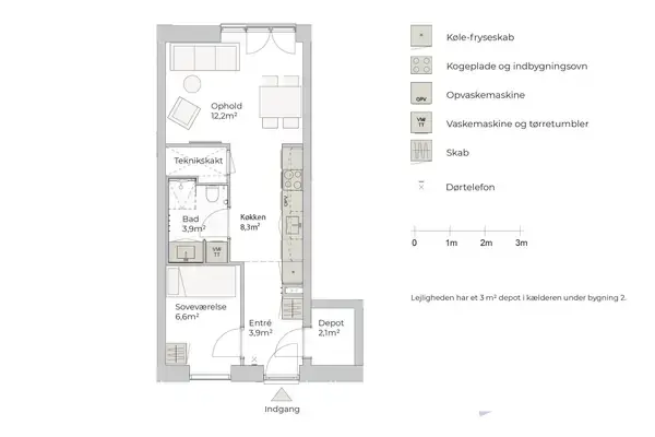 Ejerlejlighed på Tretommervej 5D, 2. 6., 8240 Risskov