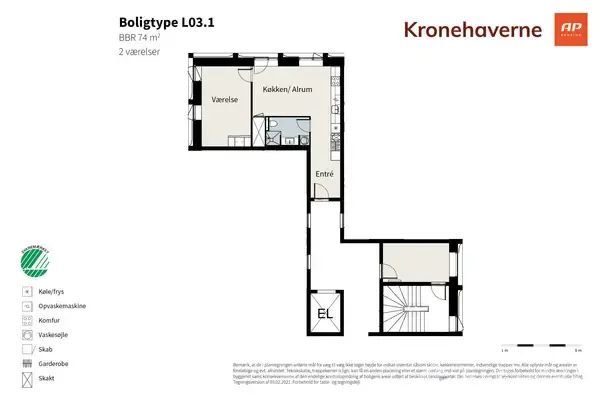 Ejerlejlighed på Ørestads Boulevard 49B, 5. 4., 2300 København S