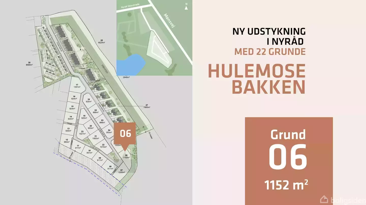 Helårsgrund på Hulemosebakken, Grund 6, 4760 Vordingborg