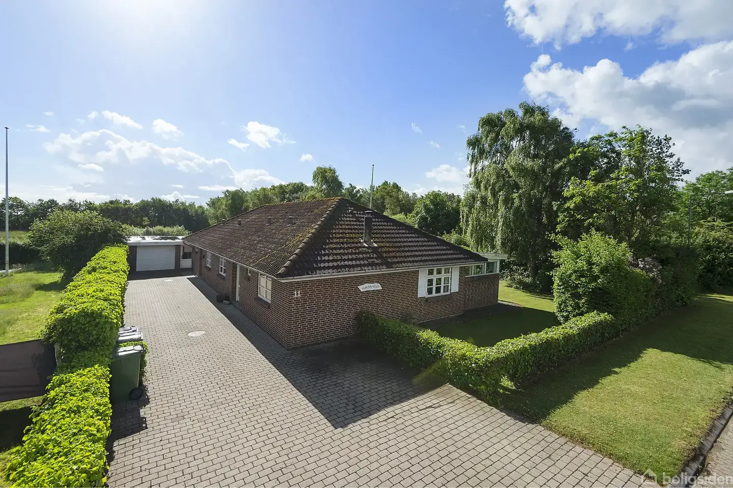 Villa i Skads med udsigt til åbne marker og skøn sydvendt terrasse