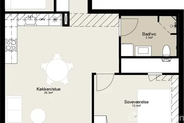 Ejerlejlighed på Hviidsvej 30, 3. 23., 8940 Randers SV