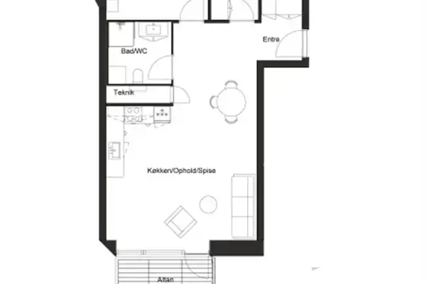 Ejerlejlighed på Østerlunden 12, st. 1., 5000 Odense C